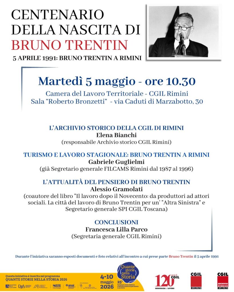5 maggio 2025 Trentin a Rimini - Convegno