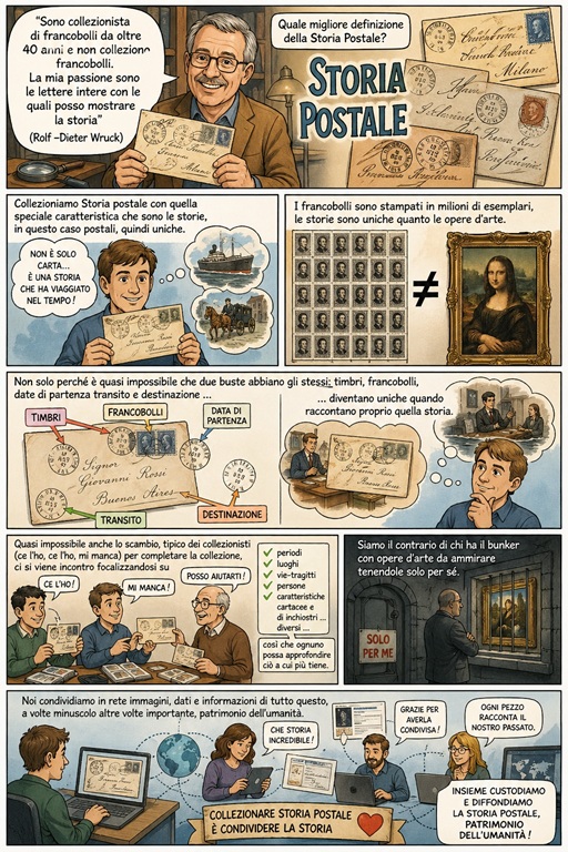 Giovanni Grauso La STORIA POSTALE a fumetti