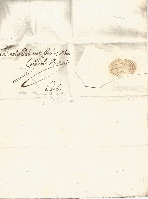 Verso esterno completo — 3 ottobre 1589