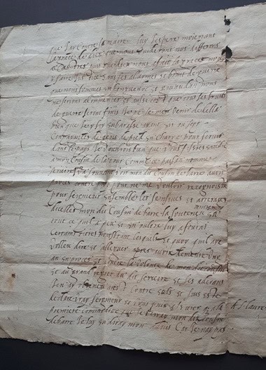 Lettera 1597 Saint-Laurent-du-Gard — pagina 1 del testo