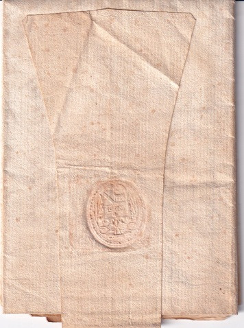 Recto interno — testo della lettera 1607