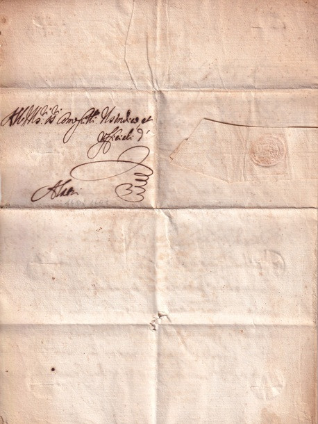 Dettaglio testo interno 1607