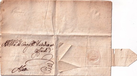 Annotazione archivistica 1602/1607