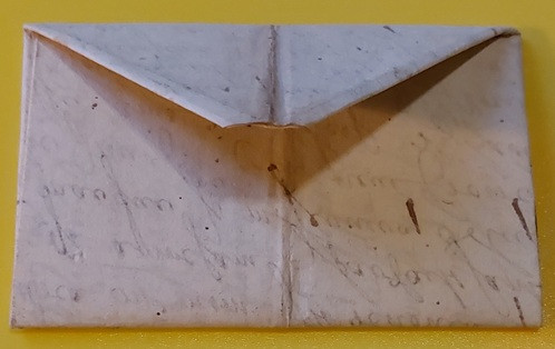 1647 06 13 s Bi-foglio ripiegato in 20 più 4 Recto 1 piegatura di chiusura
