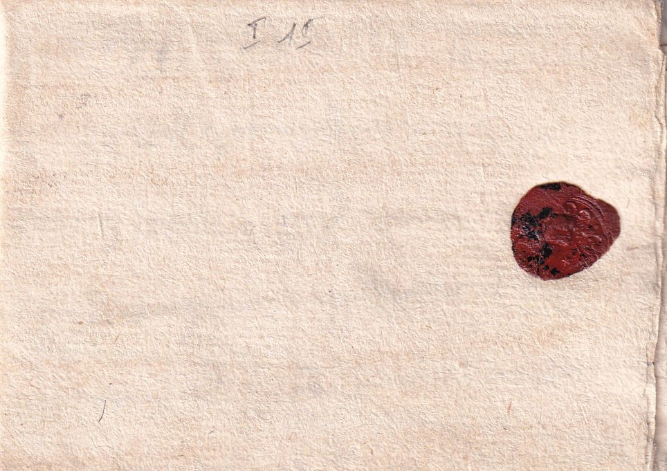 1658 06 18 Bi-foglio ripiegato in 8 Foglio 1 Recto secondo sigillo ceralacca da BOUCHES DU RHONE-Pli