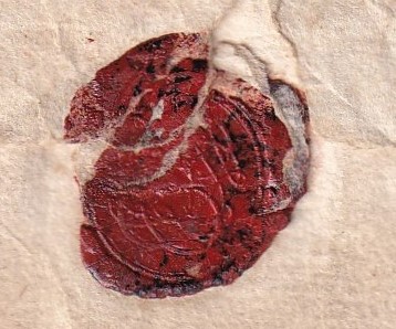 1679 05 24 a Saint Amans per Labarre focus particolare SIGILLO ceralacca rossa