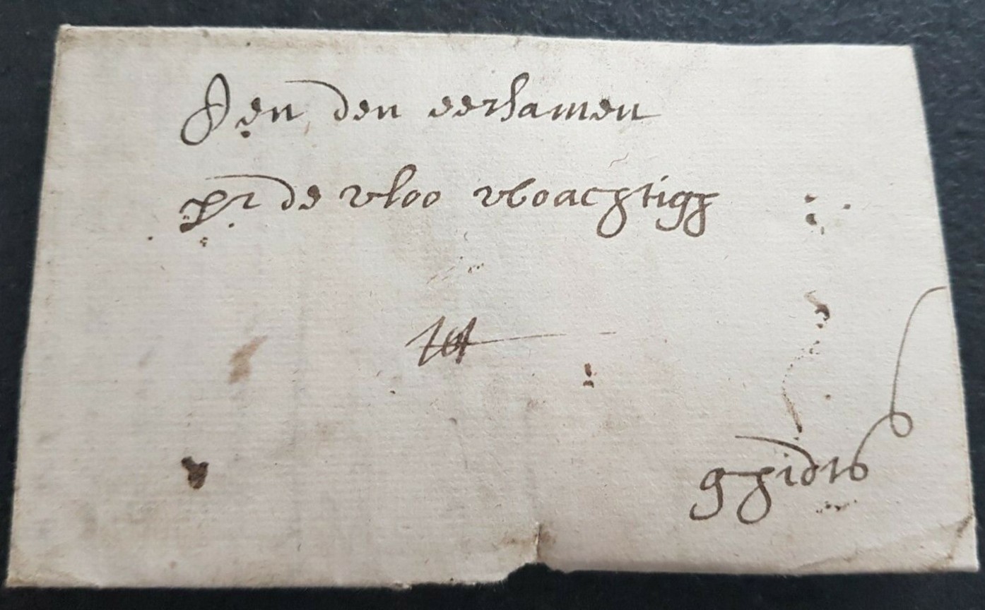 Foglio 1 recto ripiegato in 6, destinatario