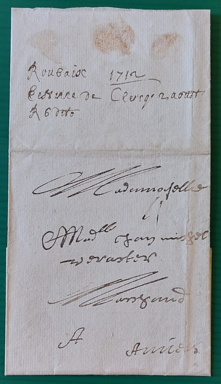 Foglio 1 Recto
