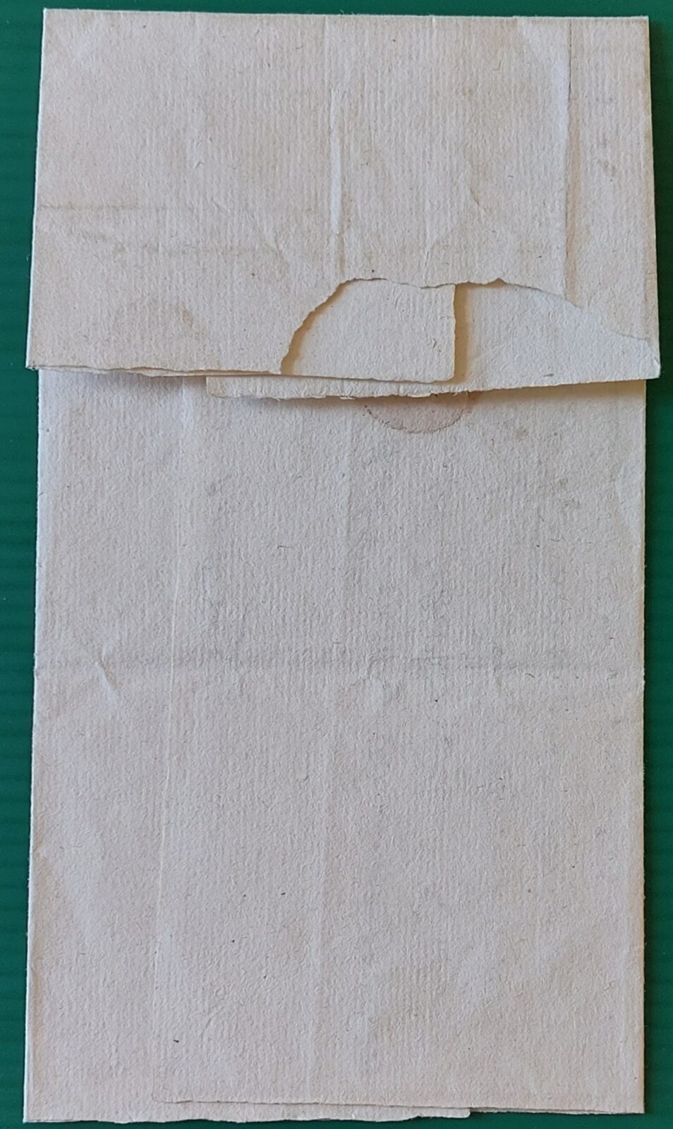Foglio 1 Recto, chiusura