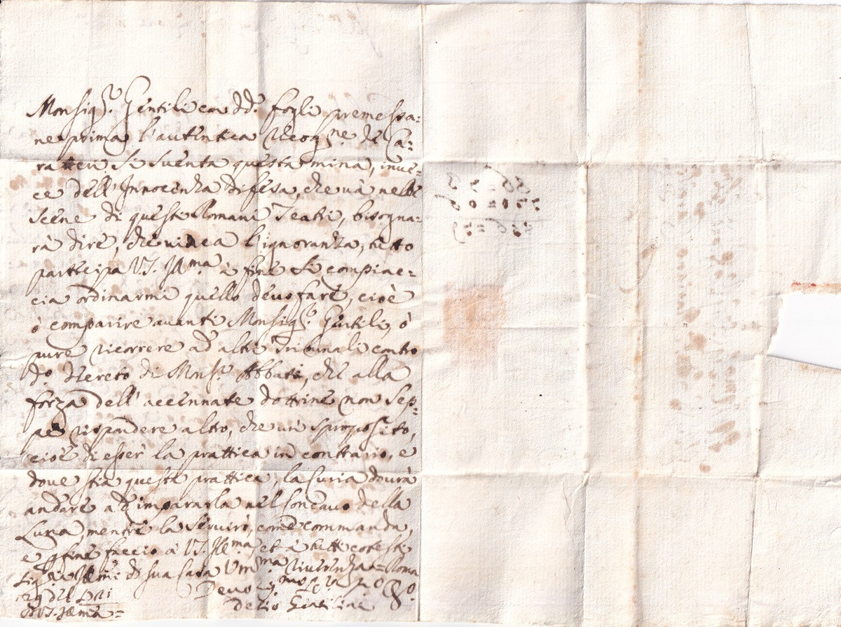 Foglio 2 Verso e Foglio 1 Verso
