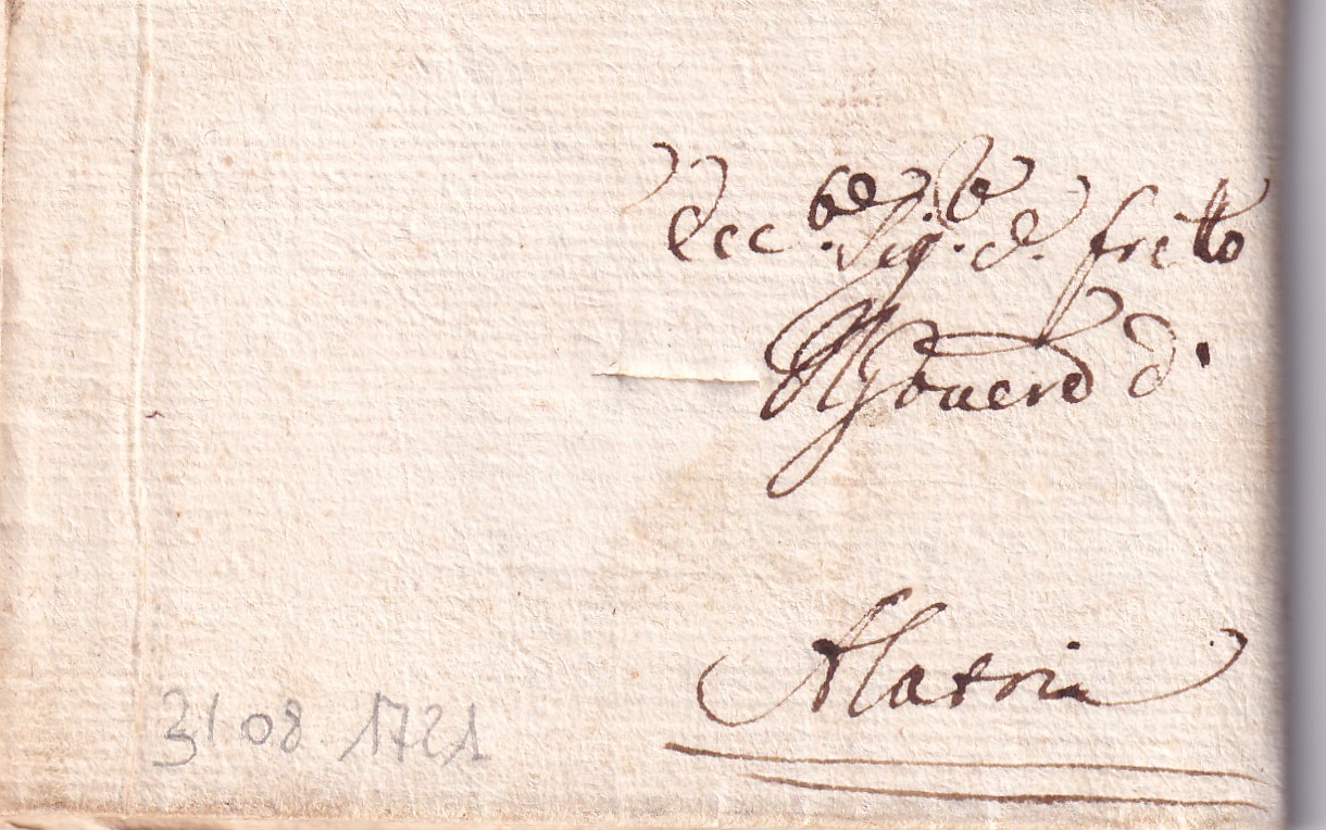 Foglio 1 Recto