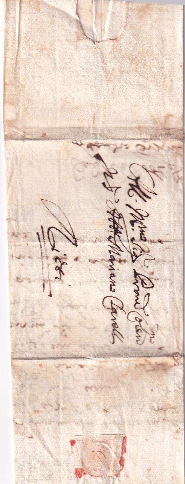 Foglio 1 ripiegato Recto