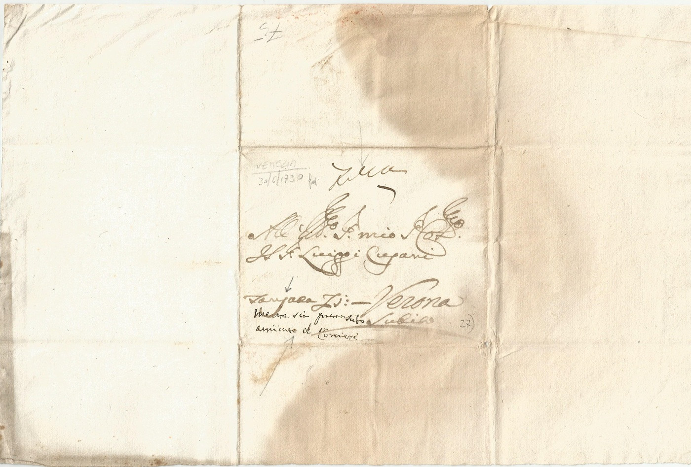 1730 06 30 segni di posta