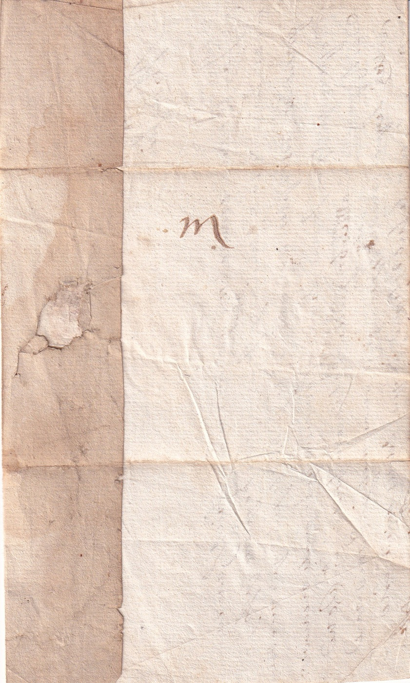 1731 09 07_3 s DE MORLAIX pour Saint BRIEUC-COTES DU NORD — Recto parziale con SIGILLO CARTACEO