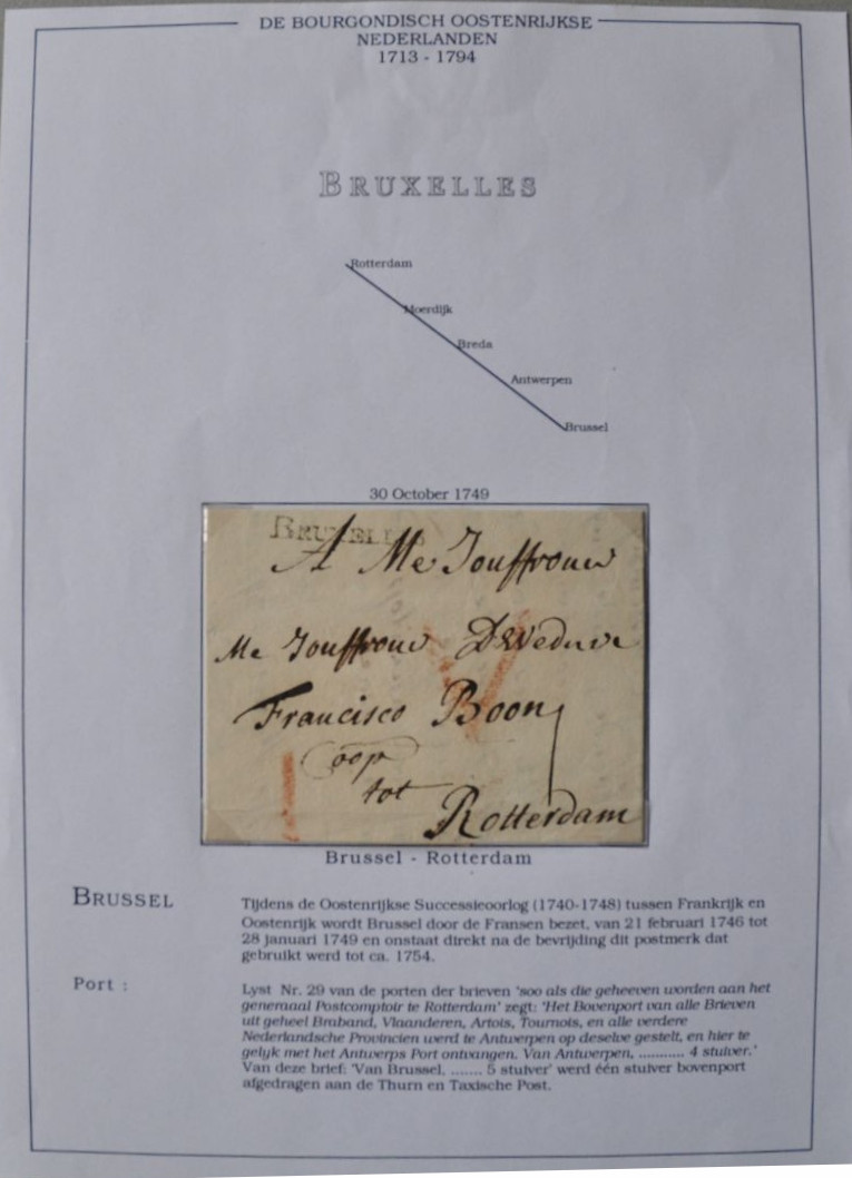 749 10 30_2 DA BRUSSEL A ROTTERDAM commento Amorgos e mappa
